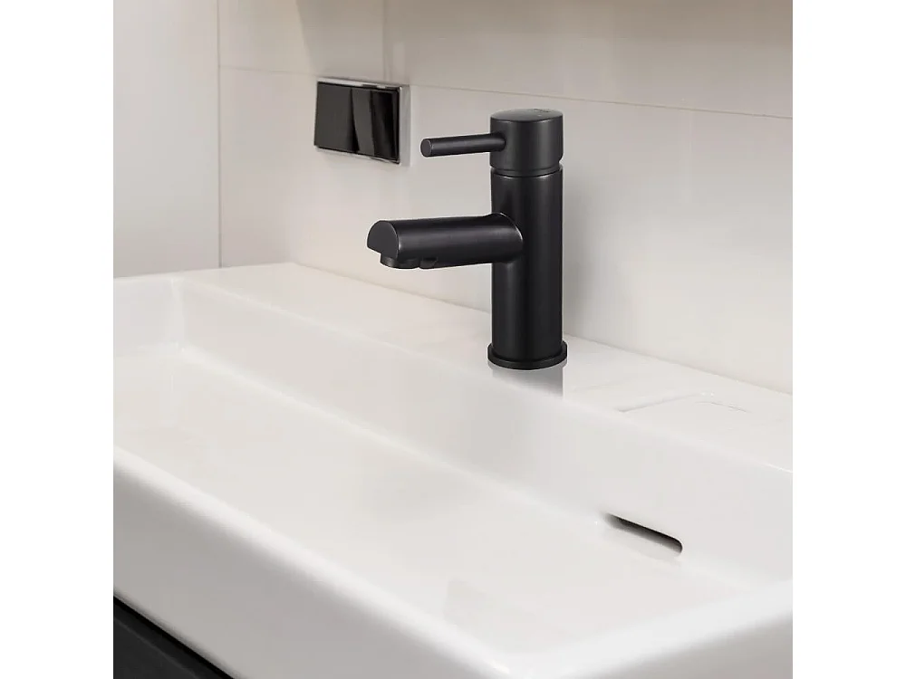 Home Deluxe Mitigeur de lavabo FLOWY noir