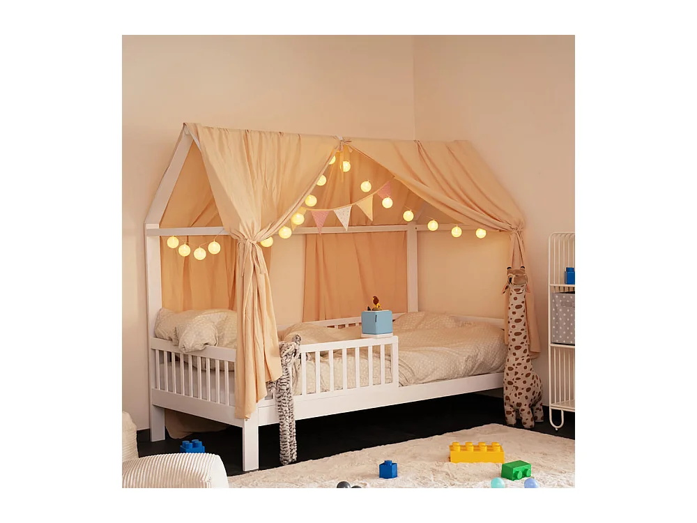 Home Deluxe Lit d'enfant STERNENLAND blanc