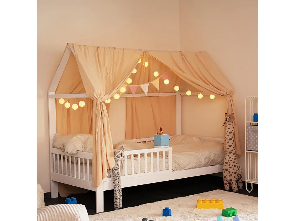 Home Deluxe Lit d'enfant STERNENLAND blanc