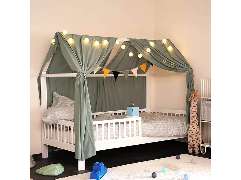Home Deluxe Lit d'enfant STERNENLAND blanc
