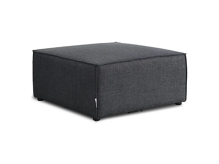 Home Deluxe Canapé modulable VERONA Anthracite Pouf