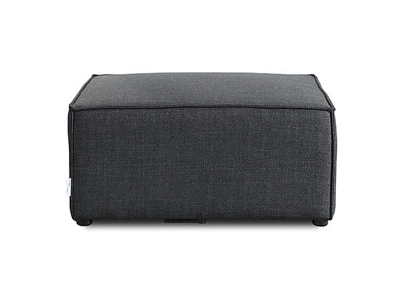 Home Deluxe Canapé modulable VERONA Anthracite Pouf
