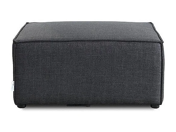 Home Deluxe Canapé modulable VERONA Anthracite Pouf