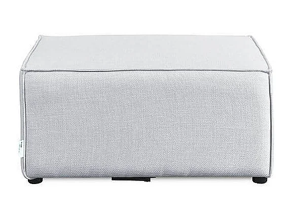 Home Deluxe Canapé VERONA gris clair Pouf