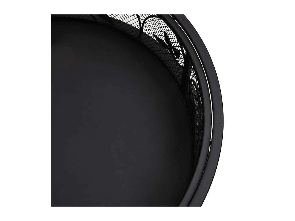 Foyer avec tisonnier 50 cm XXL acier