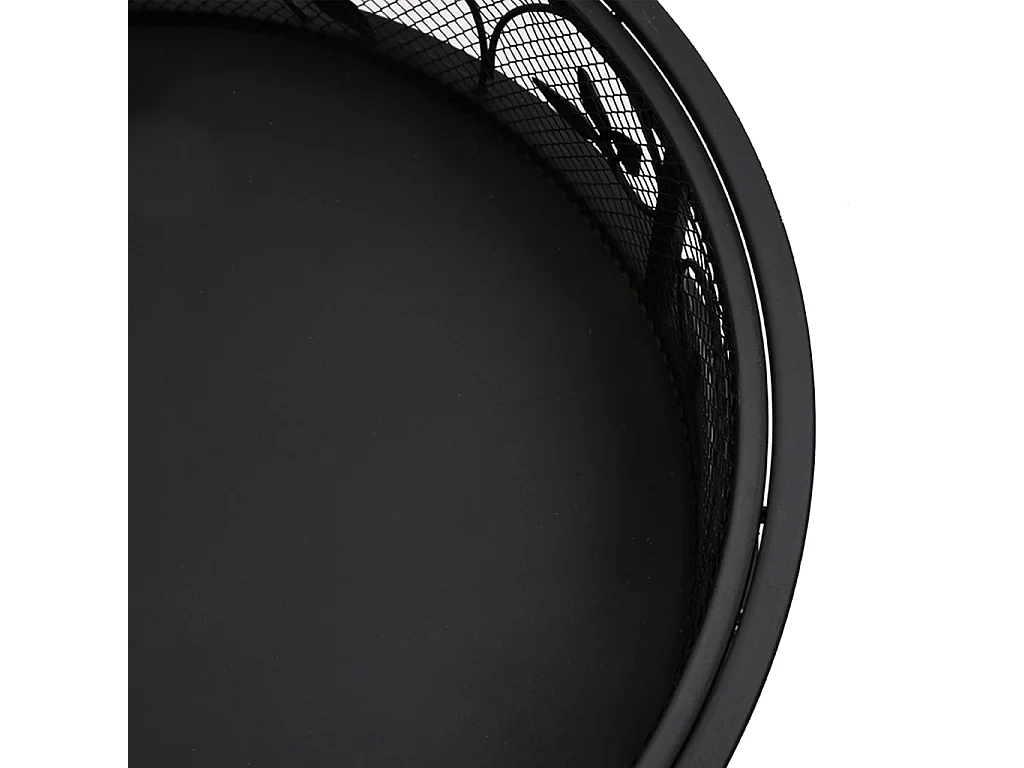 Foyer avec tisonnier 50 cm XXL acier