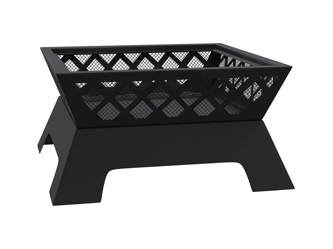 Foyer avec tisonnier 50 cm XXL acier