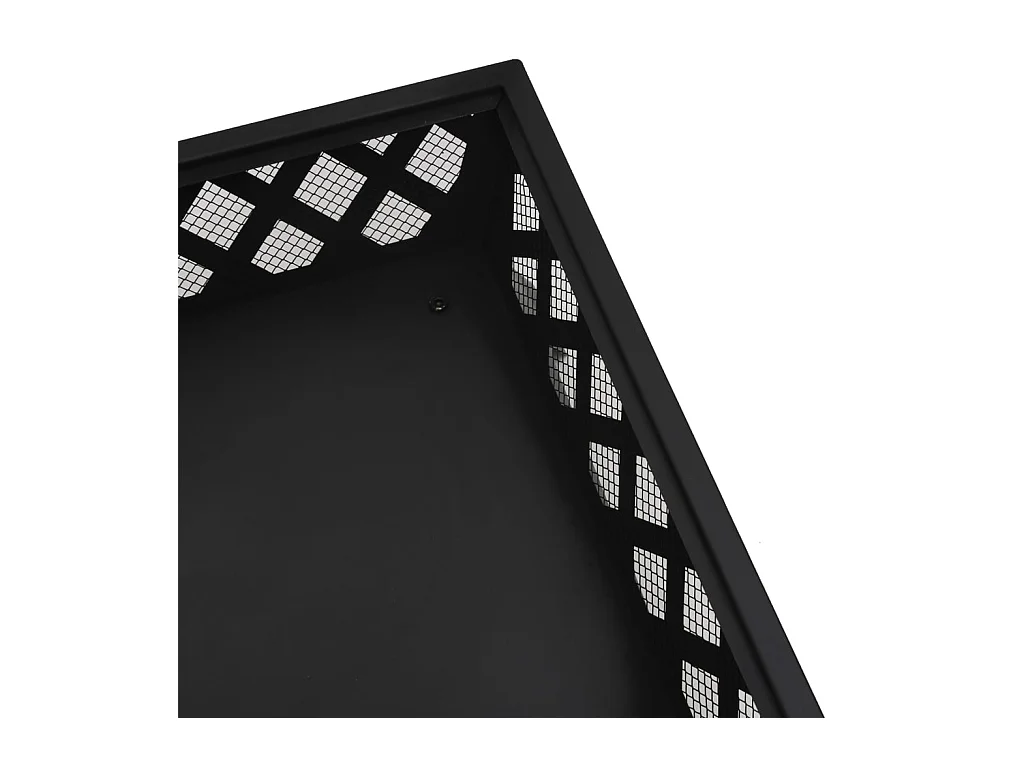 Foyer avec tisonnier 50 cm XXL acier