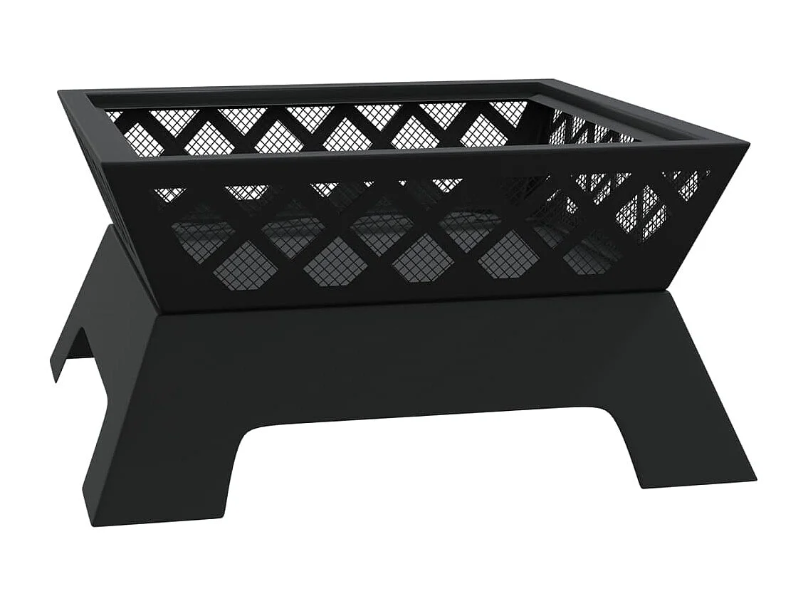 Foyer avec tisonnier 50 cm XXL acier