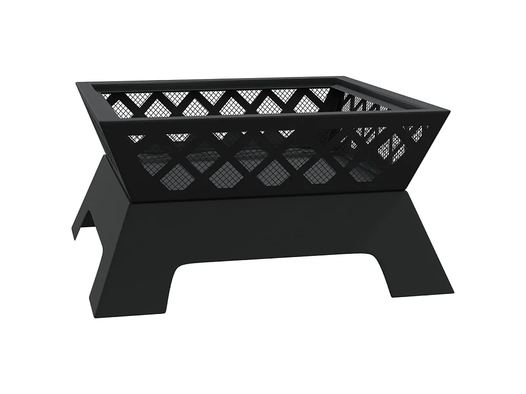 Foyer avec tisonnier 50 cm XXL acier