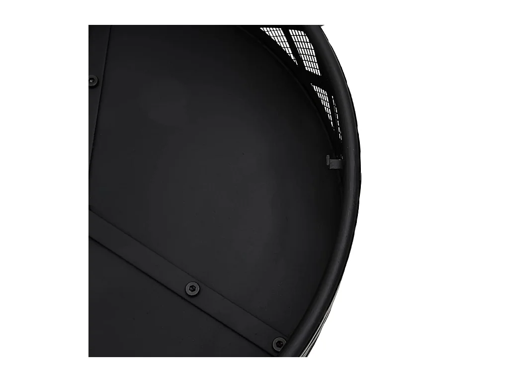 Foyer avec tisonnier 70 cm XXL acier