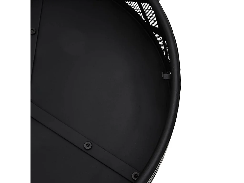 Foyer avec tisonnier 70 cm XXL acier