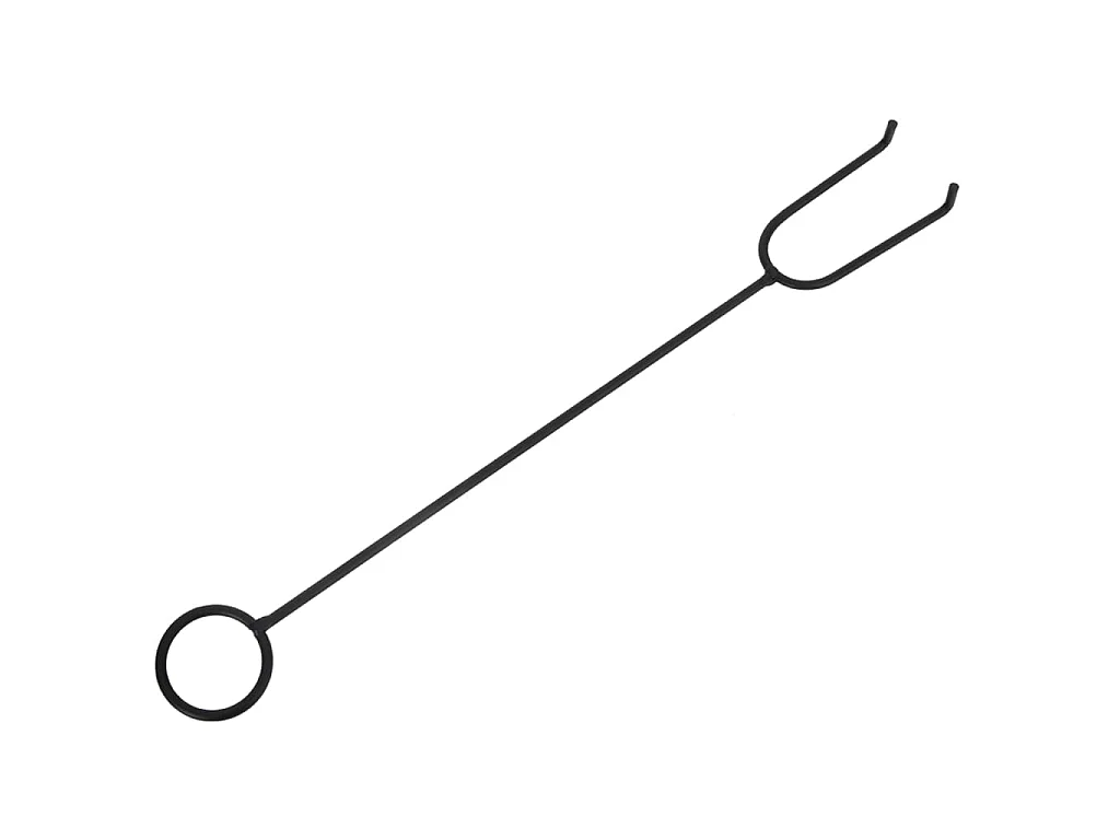 Foyer avec tisonnier 70 cm XXL acier