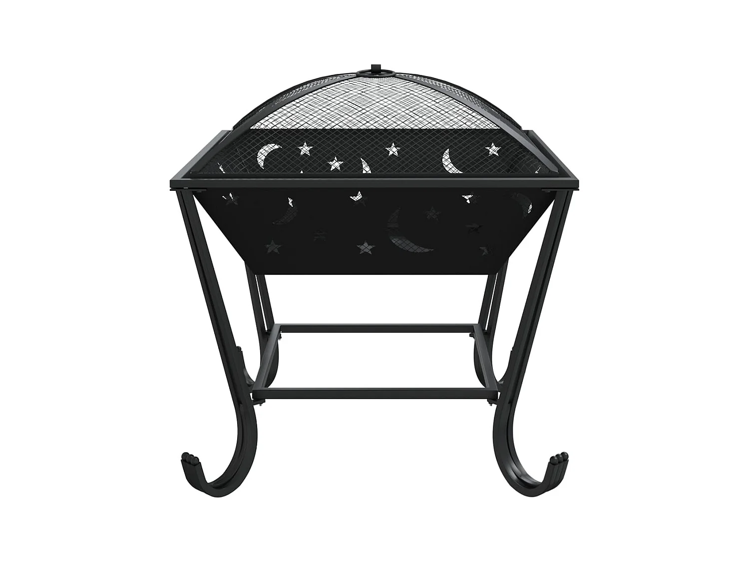 Foyer avec tisonnier 50 cm XXL acier