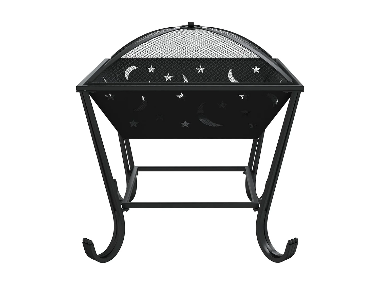 Foyer avec tisonnier 50 cm XXL acier