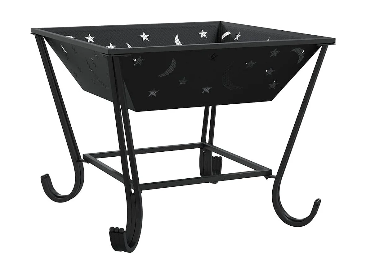 Foyer avec tisonnier 50 cm XXL acier