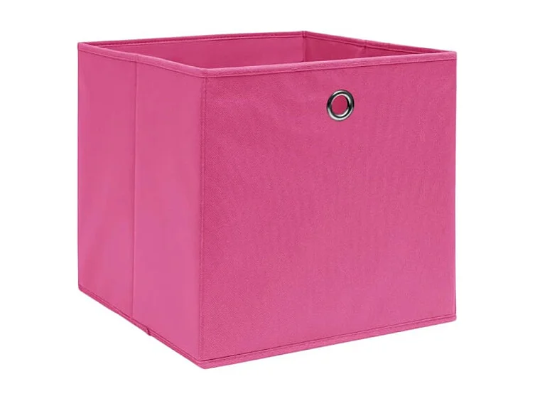Aufbewahrungsboxen 4 Stk. Vliesstoff 28x28x28 cm Rosa