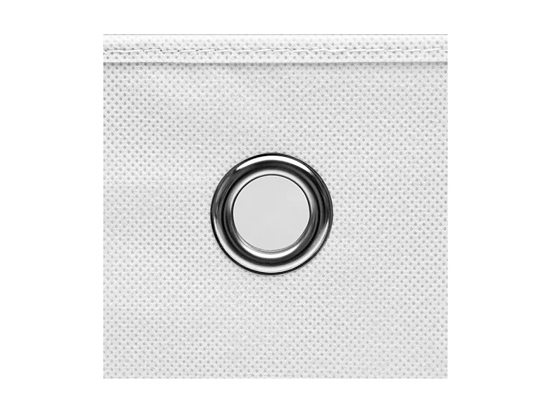 Aufbewahrungsboxen 4 Stk. Vliesstoff 28x28x28 cm Weiß