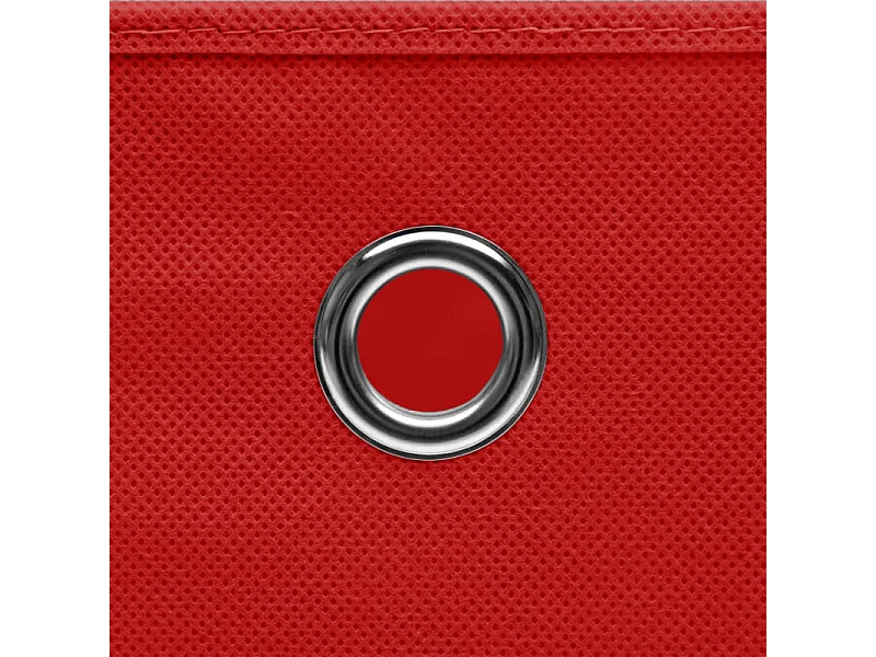 Aufbewahrungsboxen 4 Stk. Vliesstoff 28x28x28 cm Rot