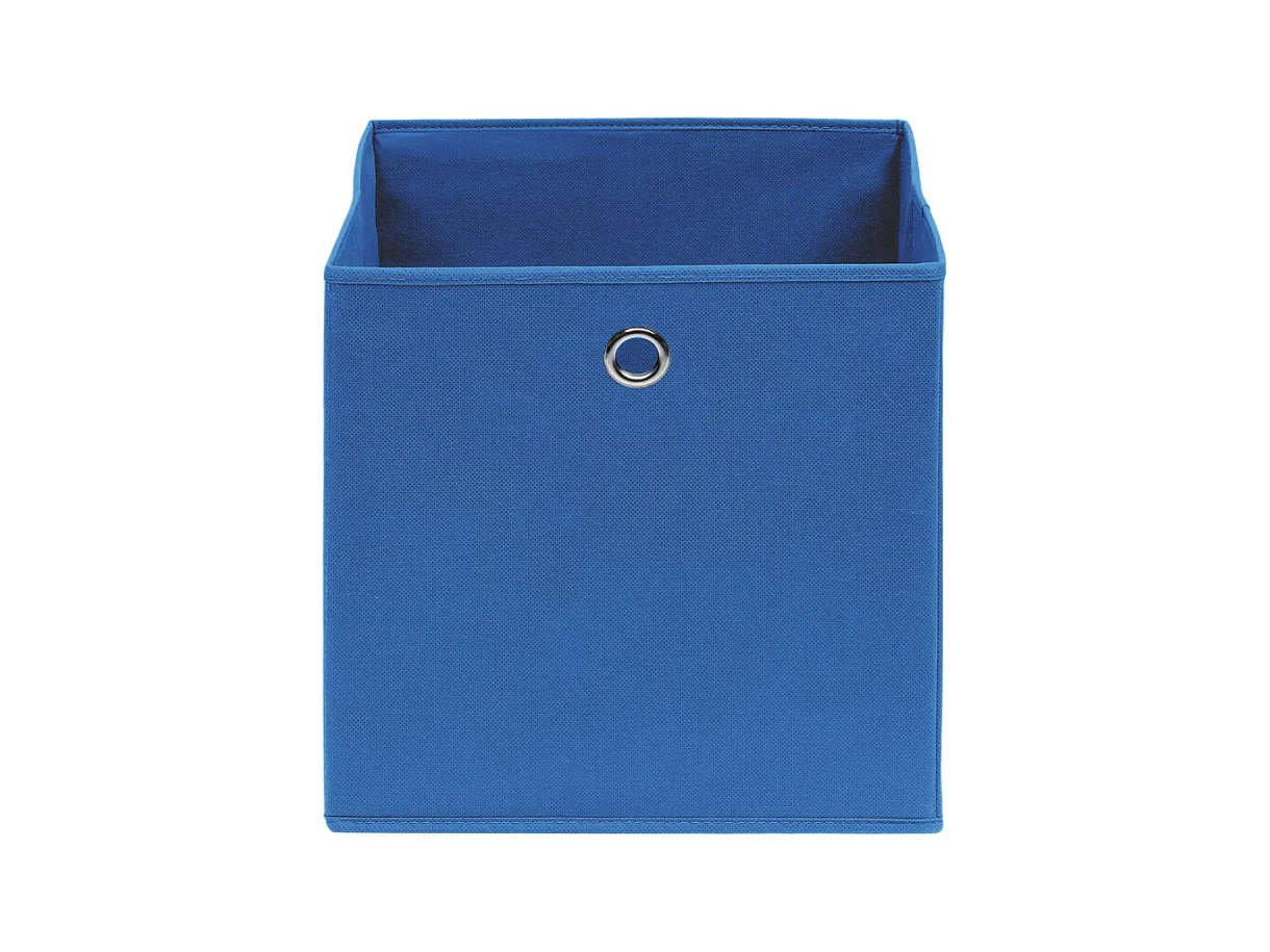 Aufbewahrungsboxen 4 Stk. Vliesstoff 28x28x28 cm Blau