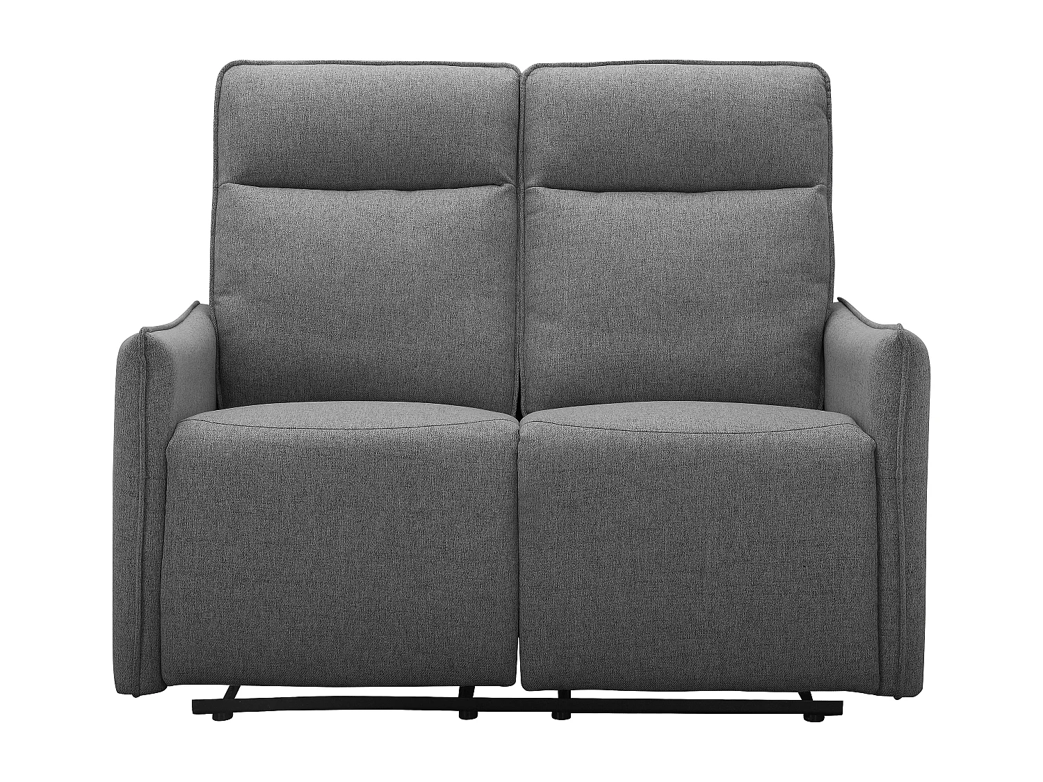 Lugo | Canapé 2 places avec 1 fonction inclinable électrique en PU cognac