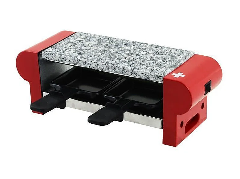 Raclette für 2 Personen und Granitplatte Einstellbare Temperatur Leistung: 350 W