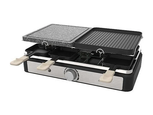 Raclette / Grill - FAGOR - FGRG8 - 8 personnes - Pierre de Cuisson - 1400W - Thermostat réglable