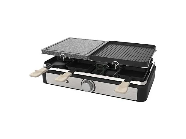 Raclette / Grill - FAGOR - FGRG8 - 8 personnes - Pierre de Cuisson - 1400W - Thermostat réglable