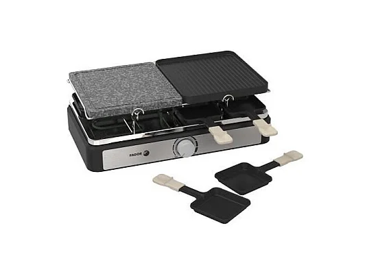 Raclette / Grill - FAGOR - FGRG8 - 8 personnes - Pierre de Cuisson - 1400W - Thermostat réglable