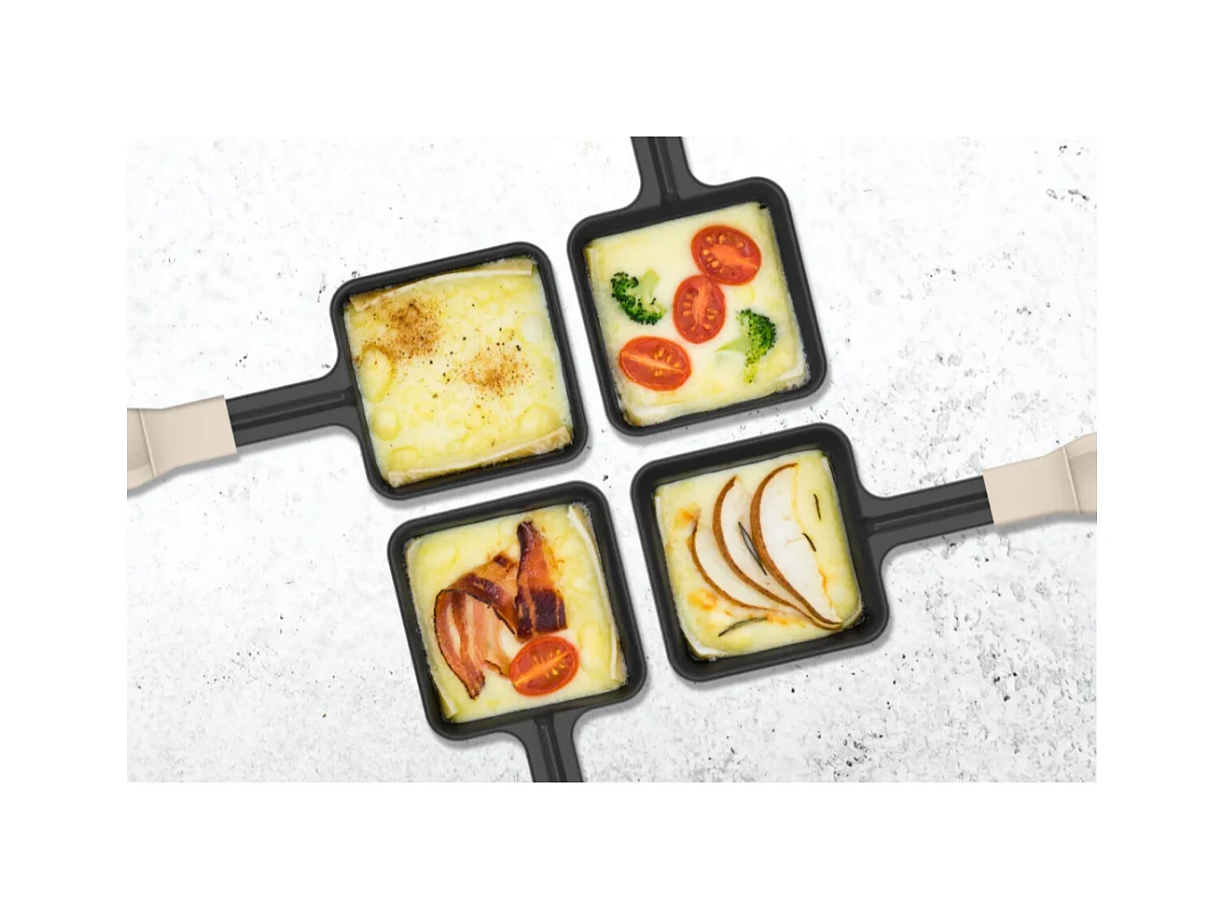 Raclette / Grill - FAGOR - FGRG8 - 8 personnes - Pierre de Cuisson - 1400W - Thermostat réglable