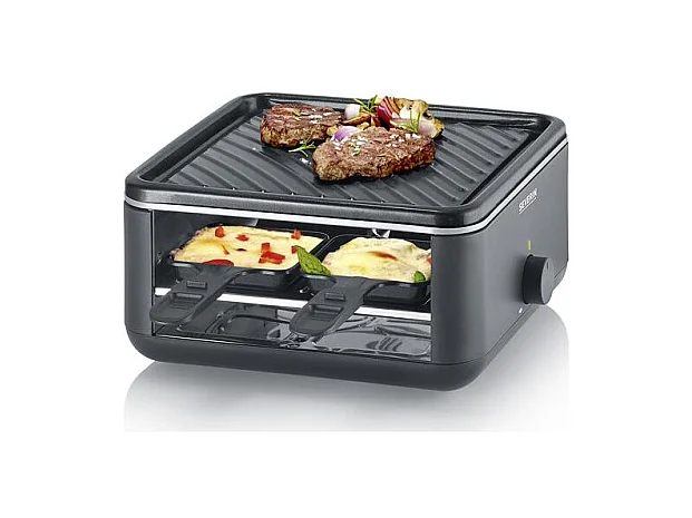 Severin Appareil à raclette 4 personnes 800w + gril - RG2360
