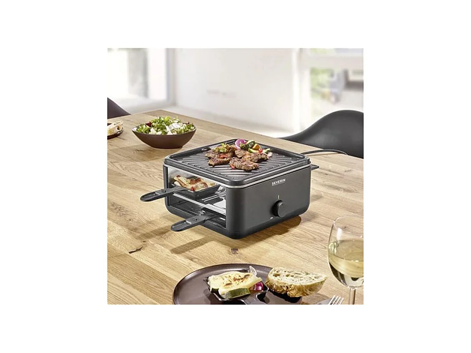 Severin Appareil à raclette 4 personnes 800w + gril - RG2360