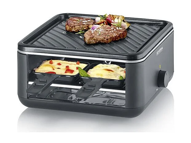 Severin Appareil à raclette 4 personnes 800w + gril - RG2360