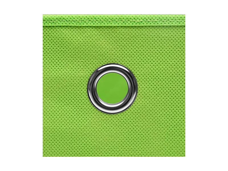 Boîtes de rangement avec couvercles 4 pcs 28x28x28 cm Vert