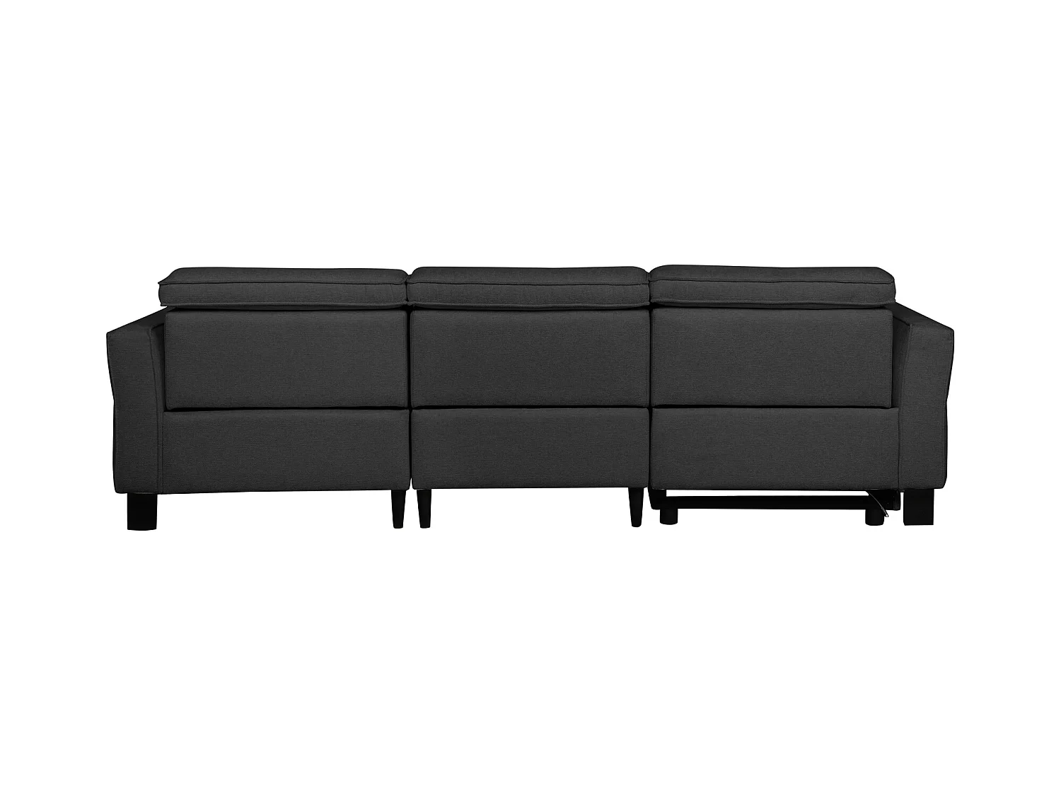 Carpari | Canapé d’angle 3 places avec fonction manuelle en cuir/PU cognac