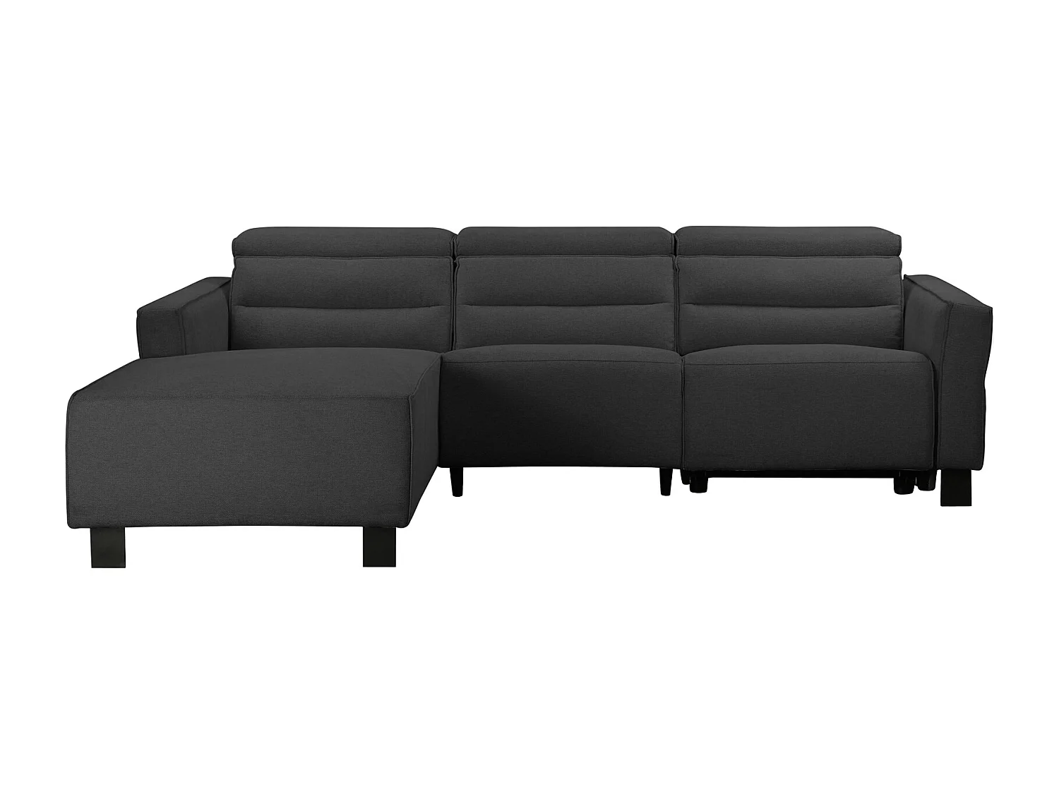 Lugo | Canapé 3 places à fonction manuelle en PU cognac