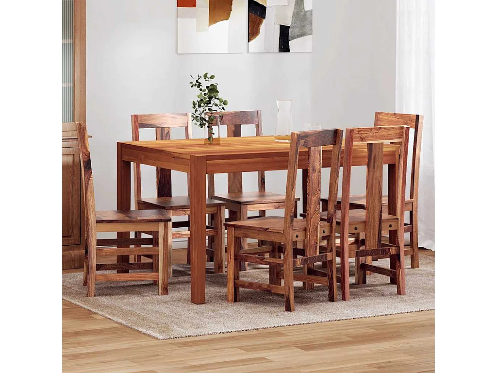 Esszimmerstühle 6 Stk. Massivholz