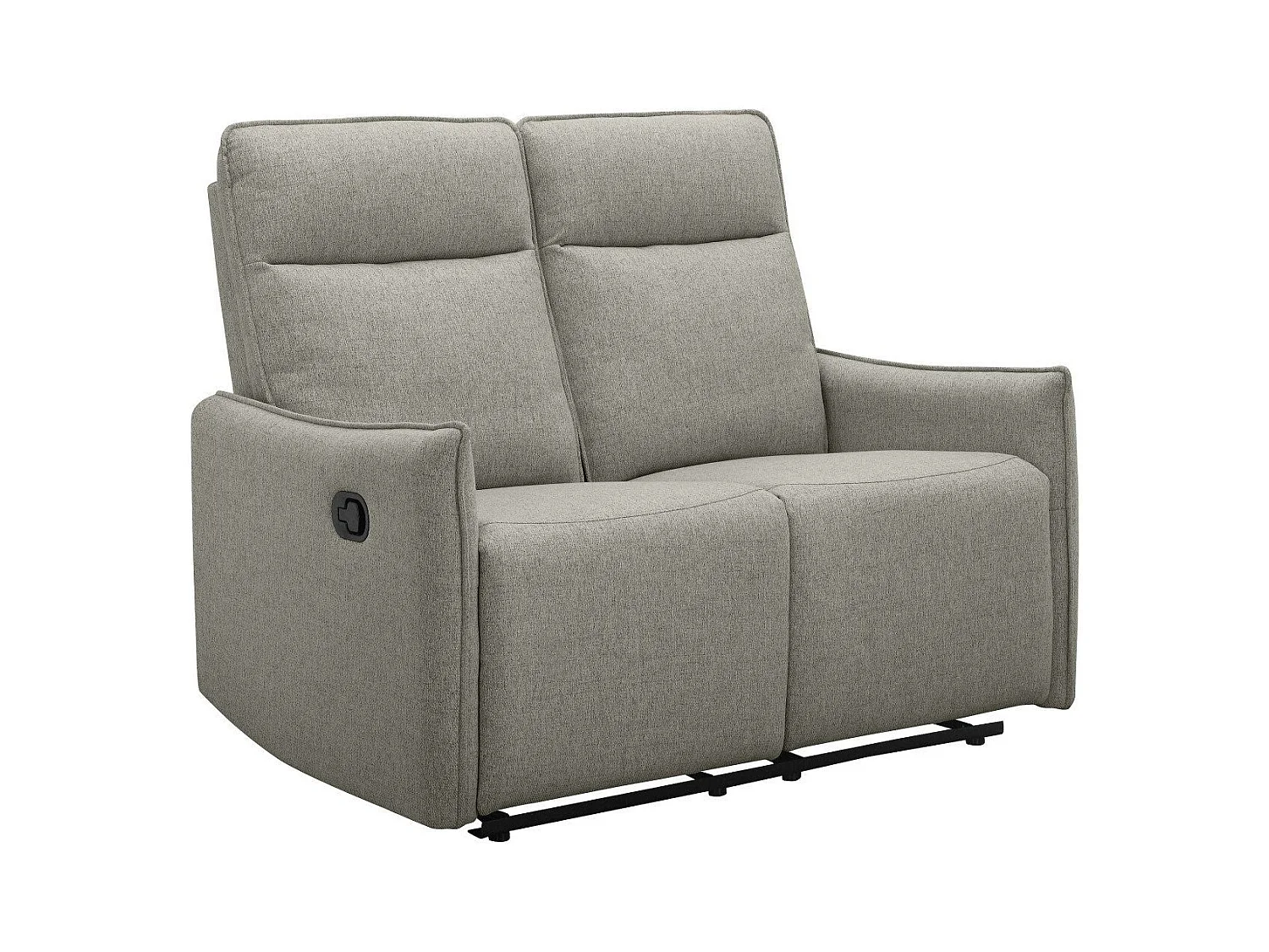 Lugo | Sofá 2 plazas con función manual en tela verde