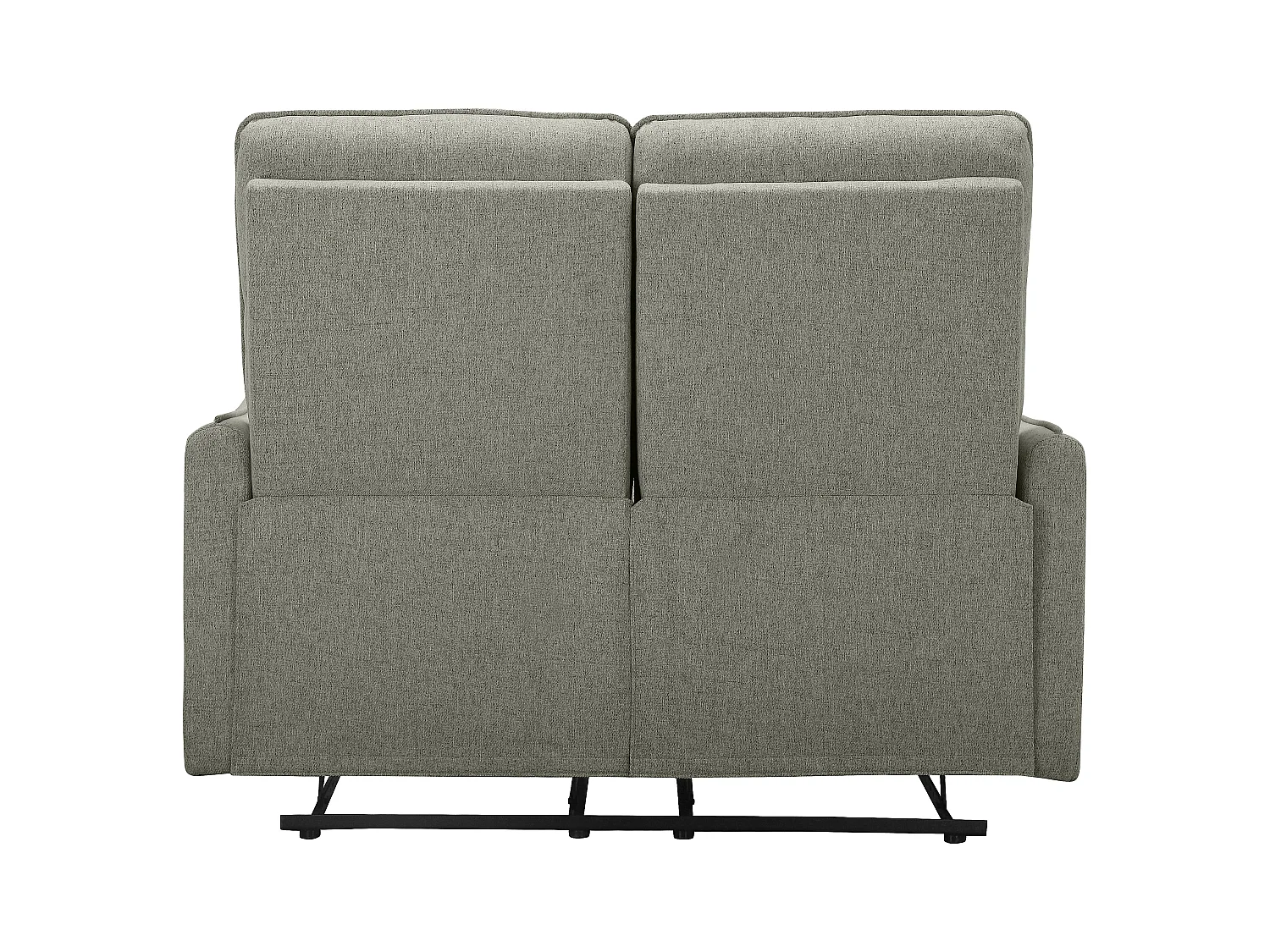 Lugo | Sofá 2 plazas con función manual en tela verde