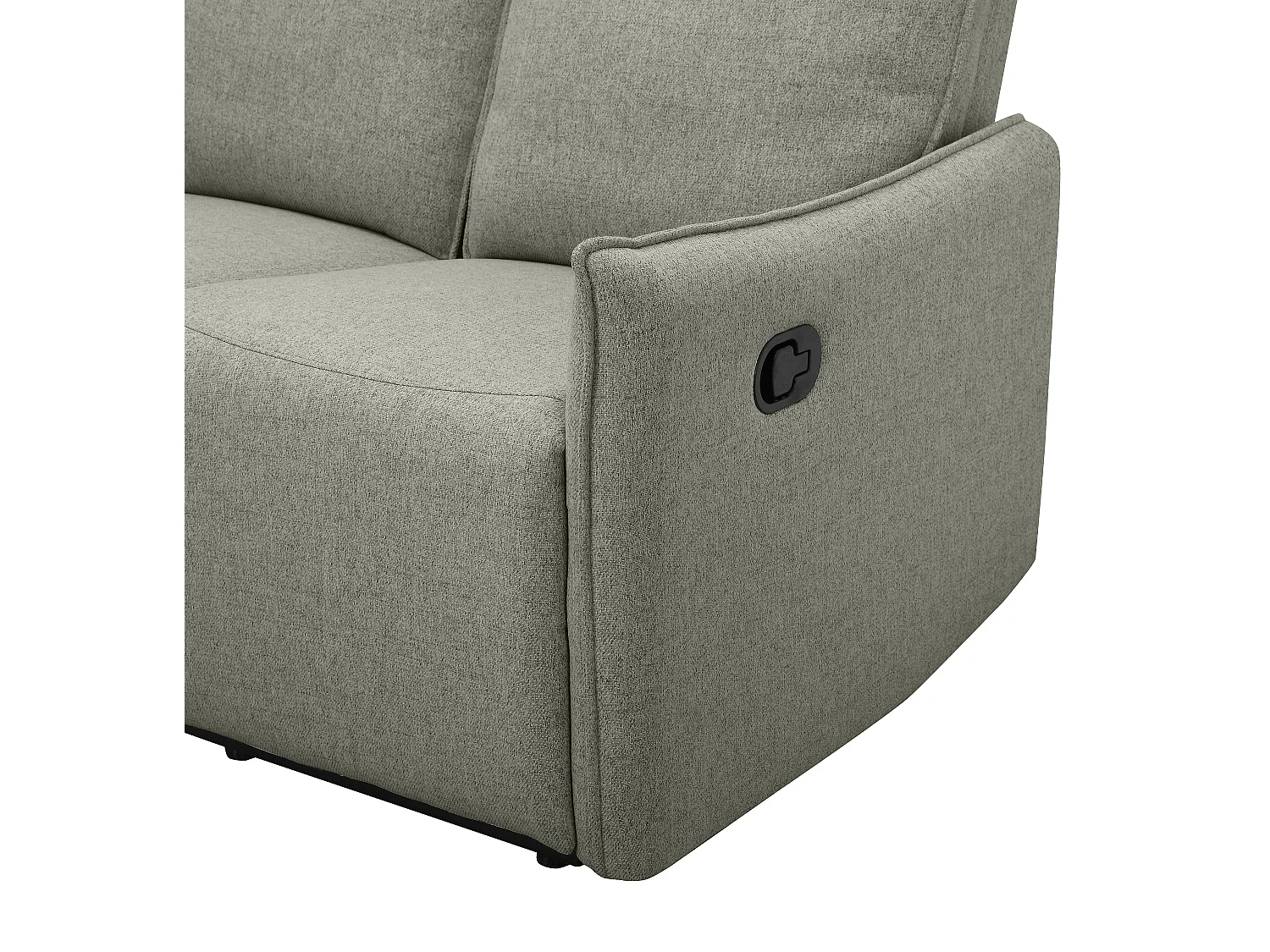 Lugo | Divano 2 posti con funzione manuale in tessuto verde