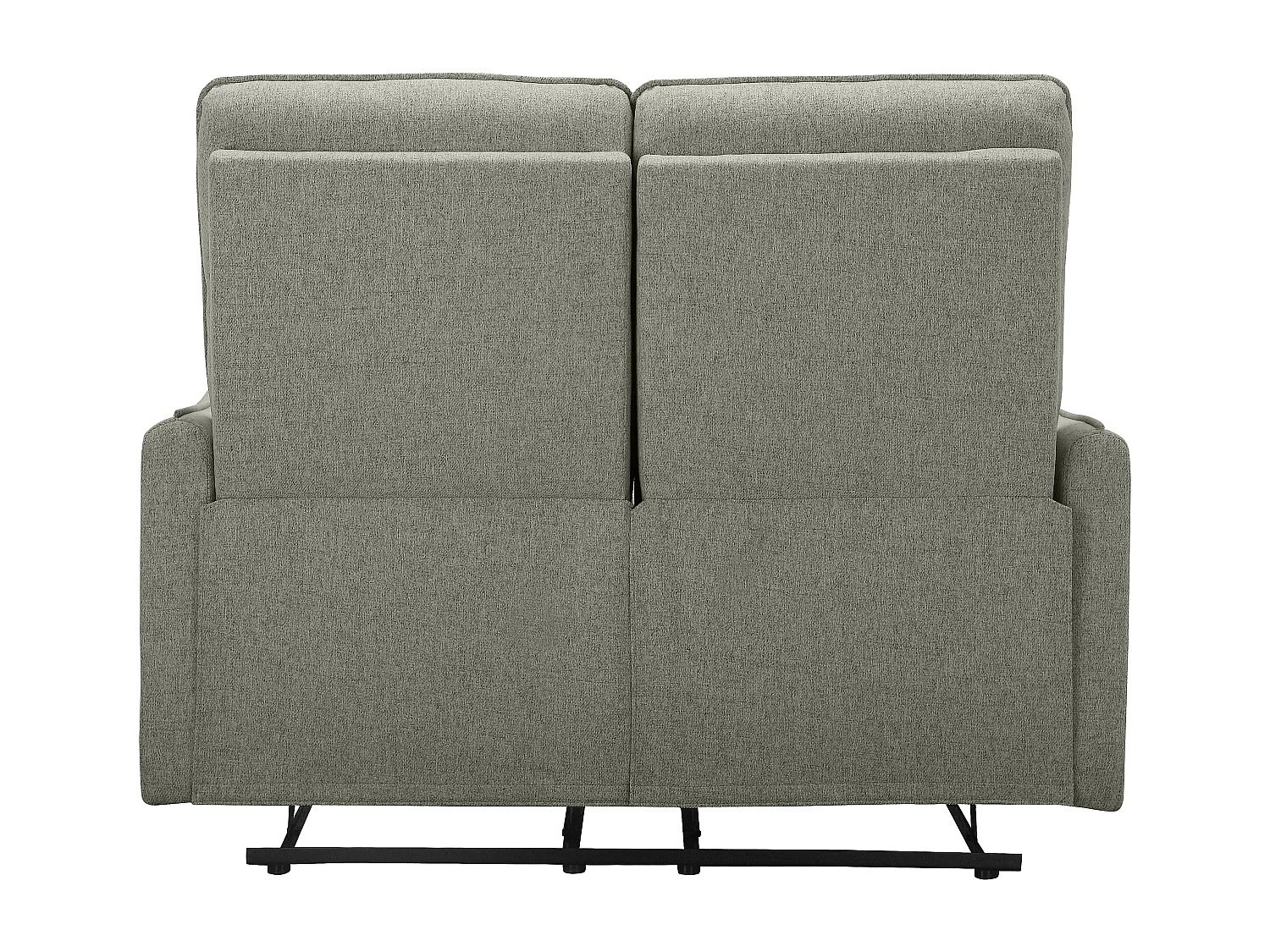 Lugo | Divano 2 posti con funzione manuale in tessuto verde