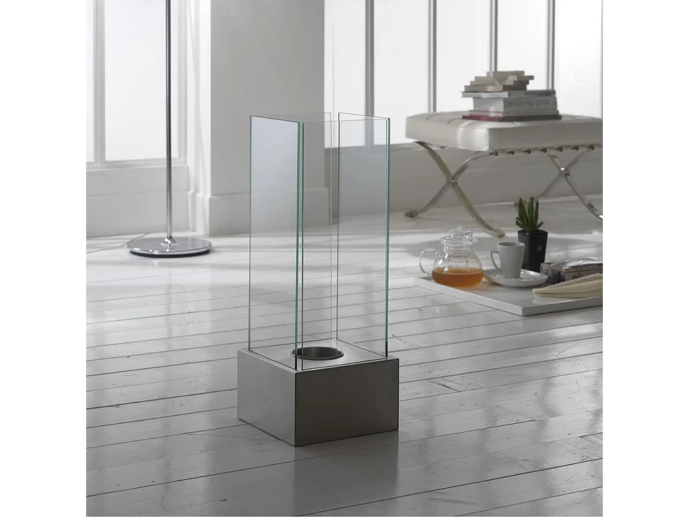 Glow,  Caminetto al bioetanolo (25cm X 25cm H. 65cm)