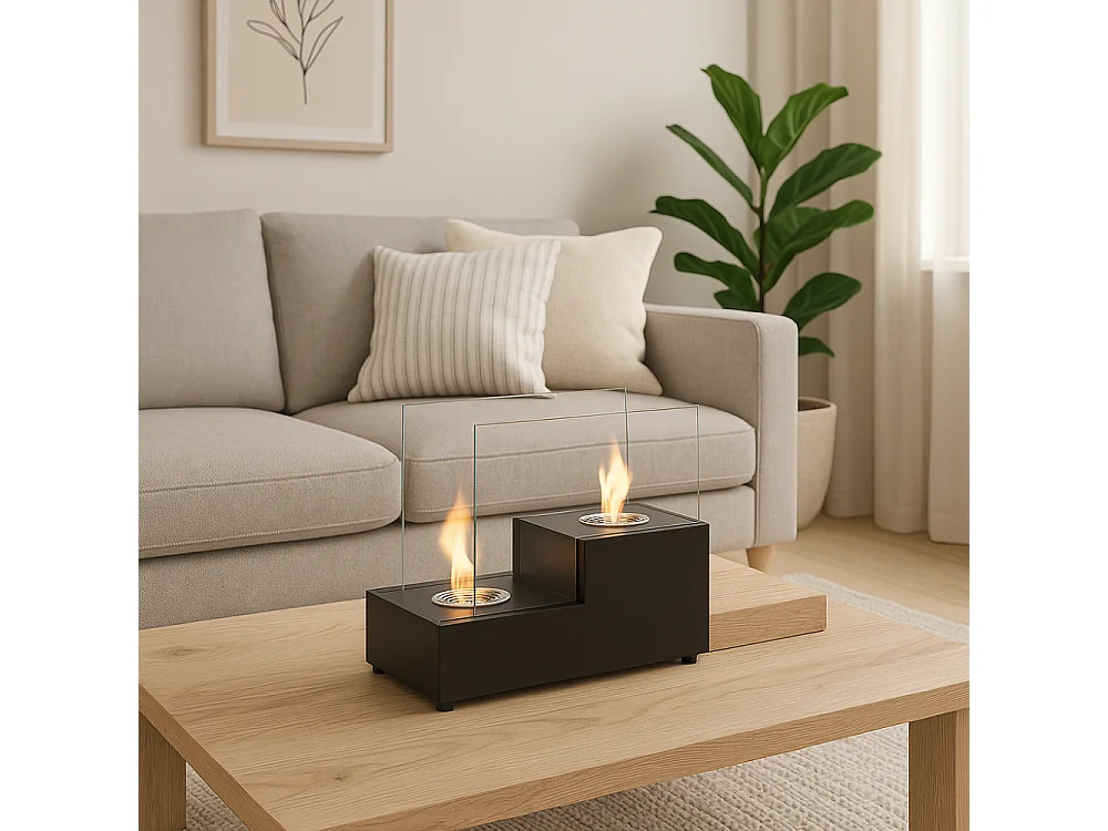 Scala,  Biocamino da tavolo (20cm X 40cm H. 39cm)| Duzzle