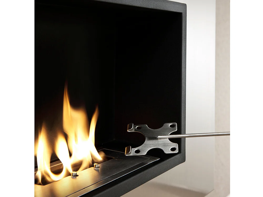 Nordic Flame,  Biocamino da parete (17cm X 78cm H. 54cm)| Duzzle