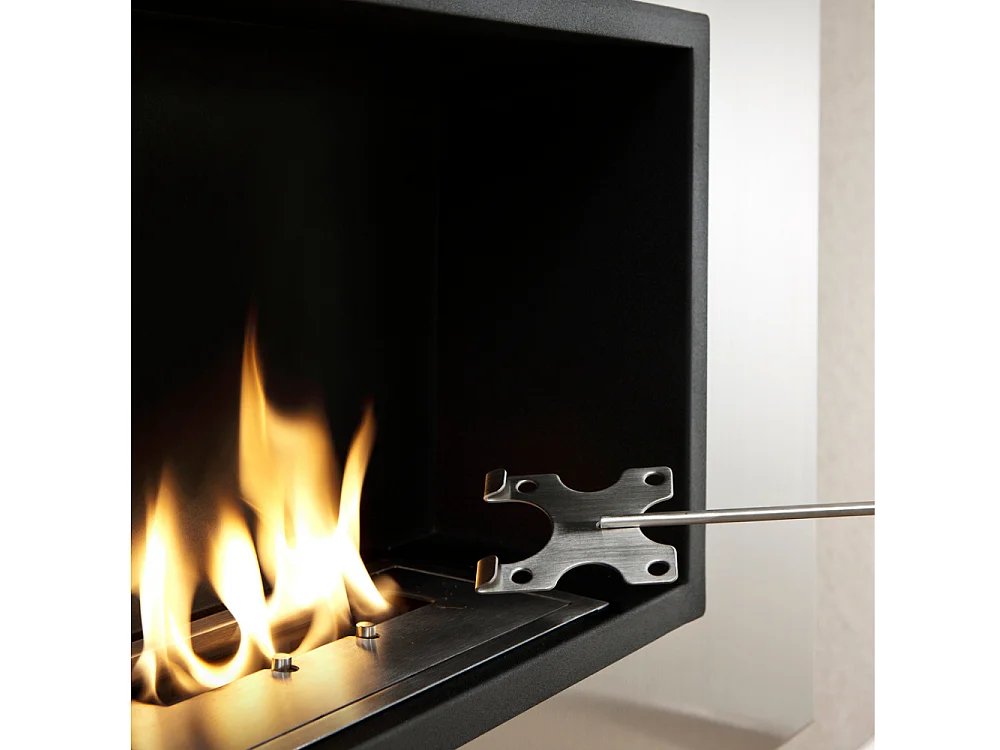 Nordic Flame,  Biocamino da parete (17cm X 78cm H. 54cm)| Duzzle