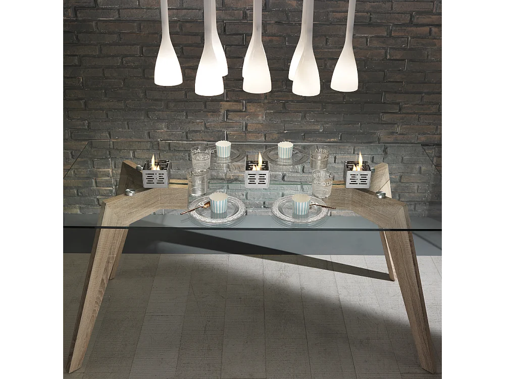 Trio,  Biocamino da tavolo (10cm X 10cm H. 8cm)| Duzzle