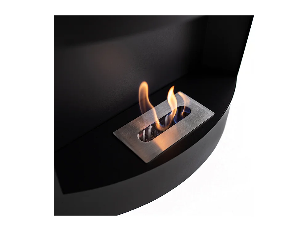 Orb,  Biocamino da parete (15.5cm X 63cm H. 45cm)| Duzzle