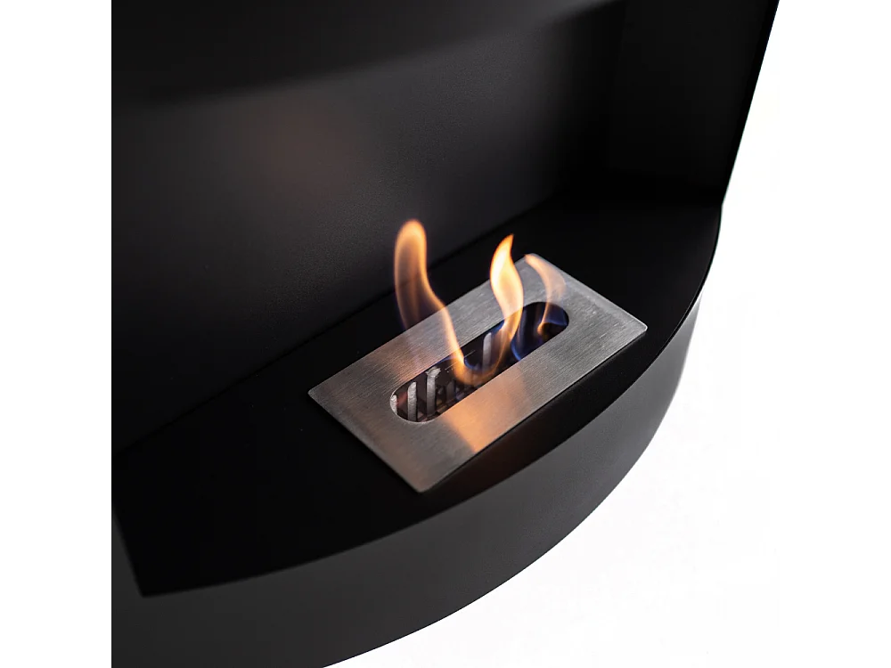 Orb,  Biocamino da parete (15.5cm X 63cm H. 45cm)| Duzzle