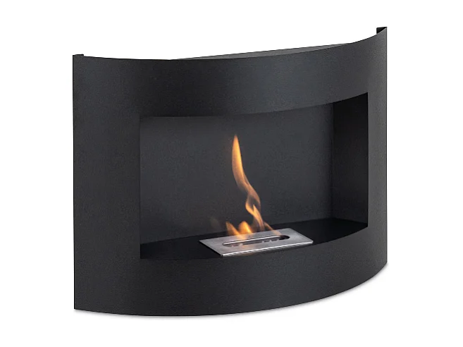 Orb,  Biocamino da parete (15.5cm X 63cm H. 45cm)| Duzzle