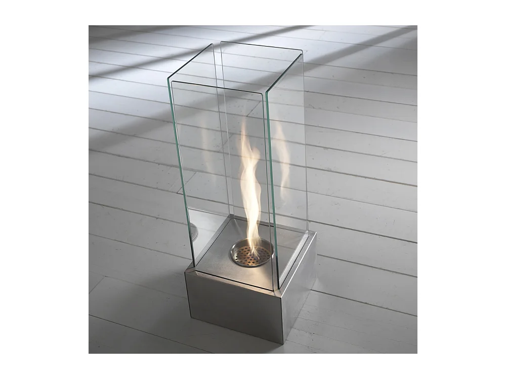 Glow,  Caminetto al bioetanolo (25cm X 25cm H. 65cm)| Duzzle